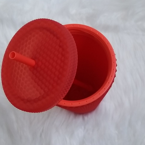 Starbucks 2021 Red Matte Bling Straw Tumbler - Picture 5 of 8